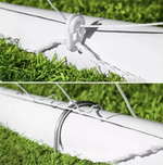 FORZA 8ft x 4ft Football Goal | Garden Football Goal Post Net Soccer Training Eq