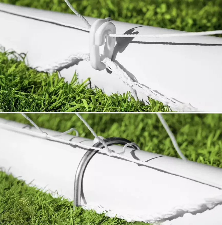FORZA 8ft x 4ft Football Goal | Garden Football Goal Post Net Soccer Training Eq