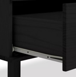 Akio 2 Drawer 2 Door Wardrobe - Black (B Grade)