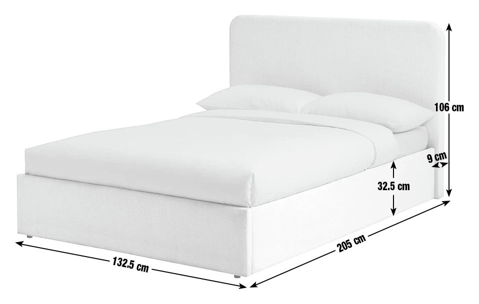 Habitat Chadwell Small Double End Lift Ottoman Bed - Grey (S)
