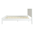 Brooklyn Small Double Wooden Bed Frame - White | Small double bed for small room