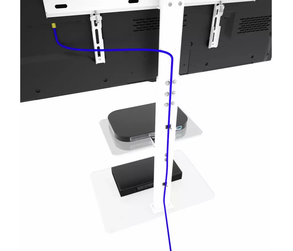 AVF AR-UN60WC TV Stand Up to 70 Inch White | Modern Living Room TV Unit