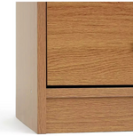 Maine 2 Drawer Bookcase - Oak Effect