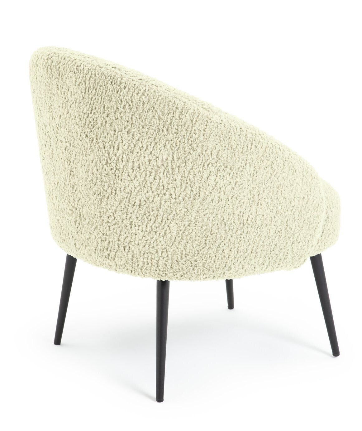 Habitat Ash Boucle Accent Chair - Cream