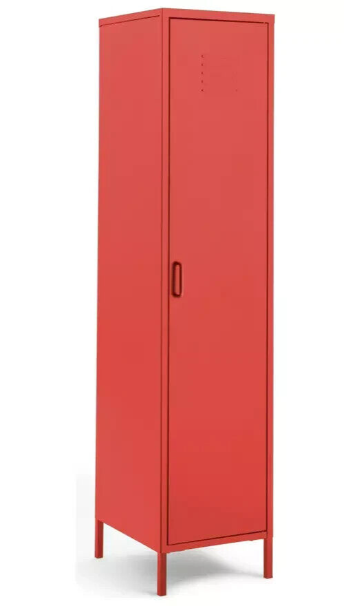Habitat Tall 1 Door 4 Shelf Locker - Red ( B Grade 47567 )