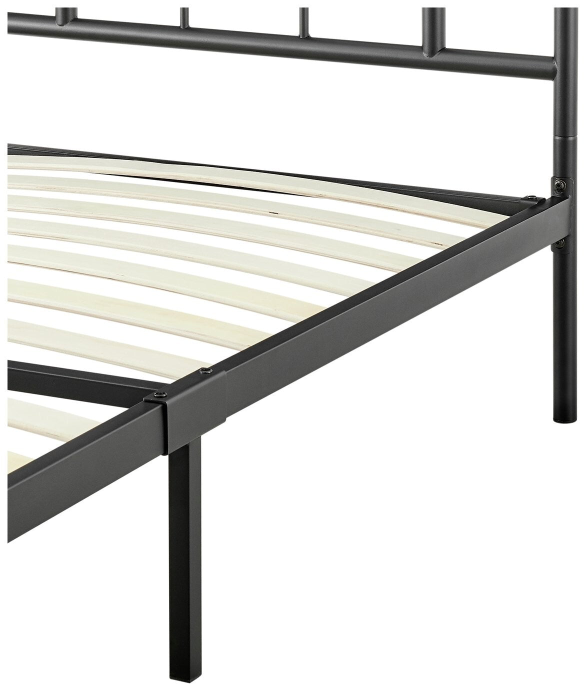 Habitat Jacques Single Metal Bed Frame Black | Sturdy Durable Bedframe Bedroom