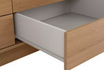 Malibu 3 Dr 4 Drawer Mirror Wardrobe - Oak Effect (B Grade)
