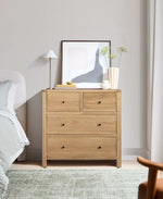 Finchley 4 Drawer Chest - Oak | Modern Bedroom Storage