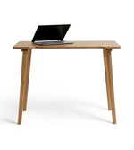 Axel Desk Oak | Modern Home Office Computer Work Study Table Furniture
