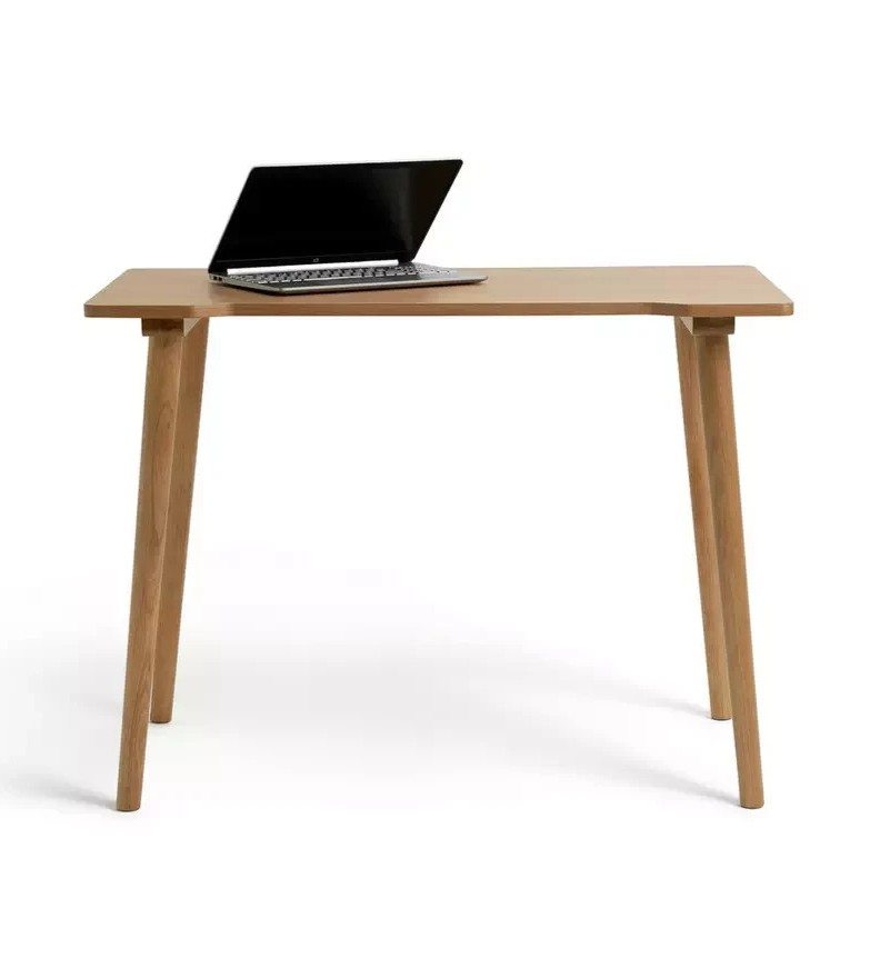 Axel Desk Oak | Modern Home Office Computer Work Study Table Furniture