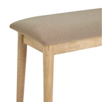 Skandi Wooden Dining Bench Oak | Modern Dining Room Bench Furniture