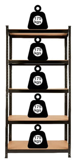 5 Tier Steel Heavy Duty Garage Shelving Unit