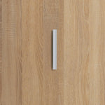 Home Nova 3 Door Sliding Wardrobe - Oak | Spacious Clothing Organization
