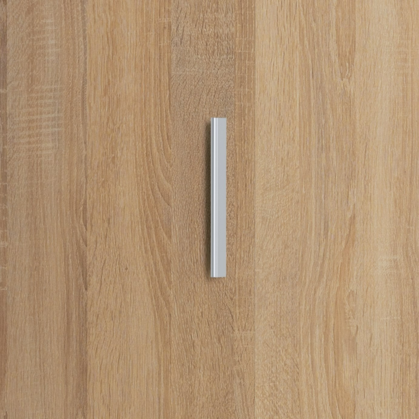 Home Nova 3 Door Sliding Wardrobe - Oak | Spacious Clothing Organization