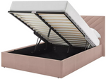 Luca Small Double End Lift Ottoman Bed - Pink (B GRADE 1060)