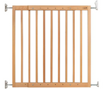 Cuggl Natural Wooden Extending Safety Gate | Child Pet Safety Stair Gate Barrier