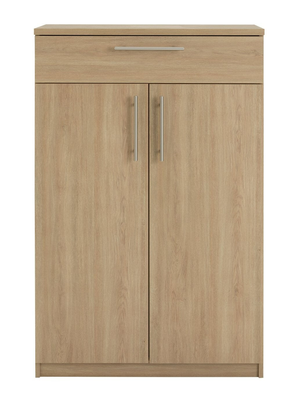 Brisbane 2 Door Shoe Storage Cabinet - Oak ( B Grade 29141 - 29140 )