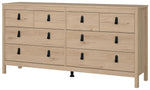 Tvilum Madrid 8 Drawer Chest - Oak | Elegant Storage Feature