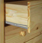 Home Scandinavia 5 Drawer Chest Pine | Bedroom Storage Solid Furniture Unit