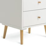 Habitat Otto 5 Drawer Tallboy - White ( B Grade 36787 - 36785 )