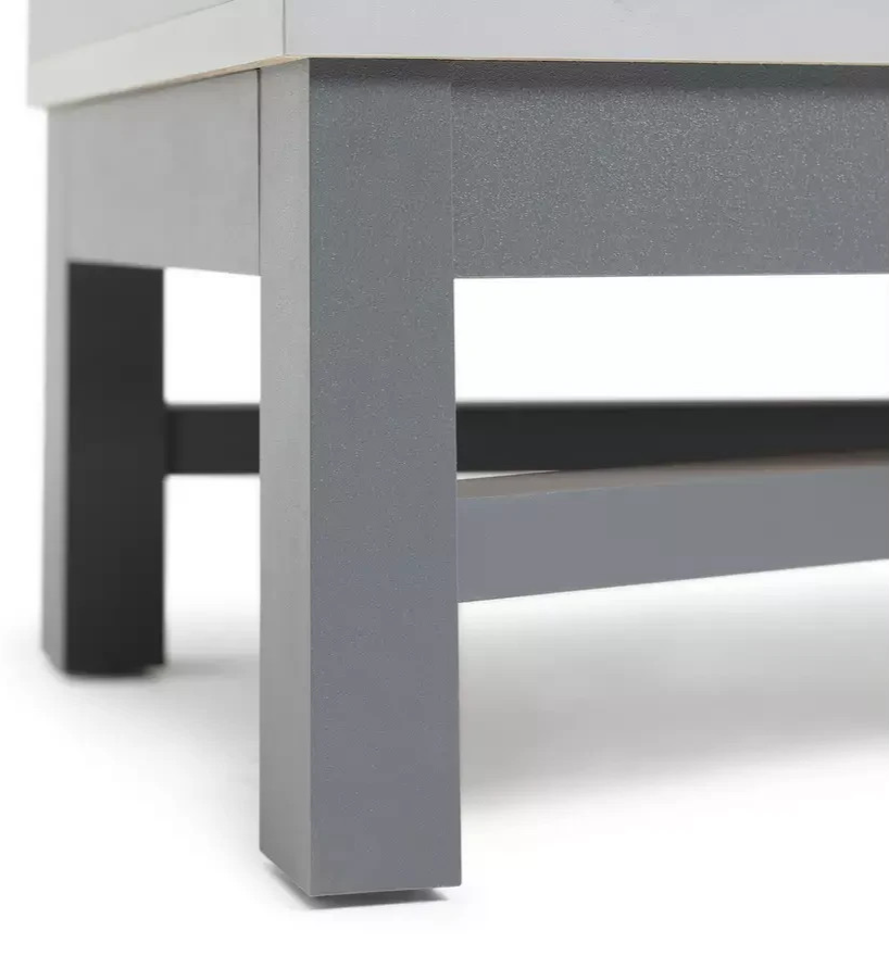 Zander Textured TV Unit - Grey (B Grade)