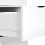 Home Zeke 6 Drawer Tallboy - White | Vertical Storage Space
