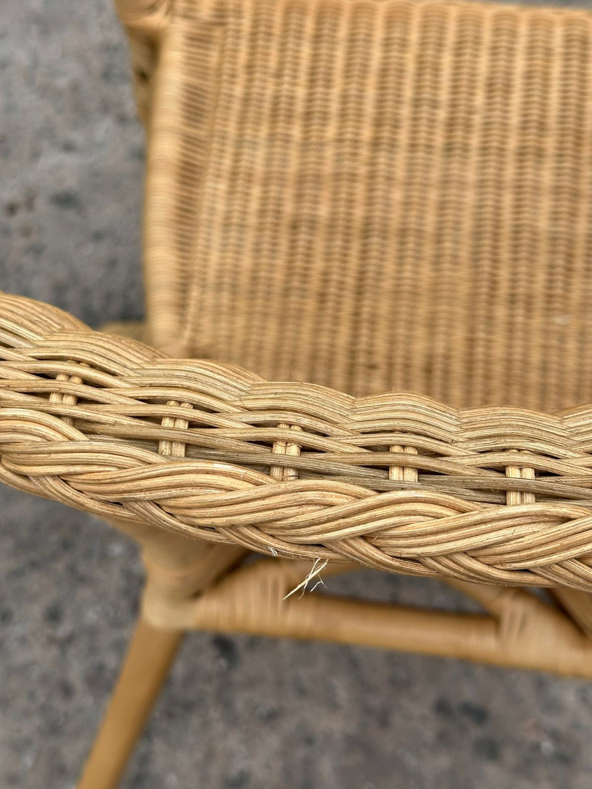 Abby Rattan Chair - Natural (S)
