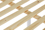 Home Aspley Kingsize Wooden Bed Frame - White ( B Grade )