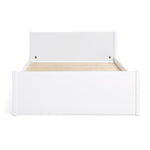 Home Jenson Kingsize Wooden Bed Frame - White | Minimalist Home Aesthetic