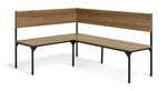 Loft Living Dining Table & 2 Benches | Loft style dining set