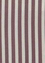 Onda Linen Kingsize Headboard - Stripe Plum | Soft Bed Backboard