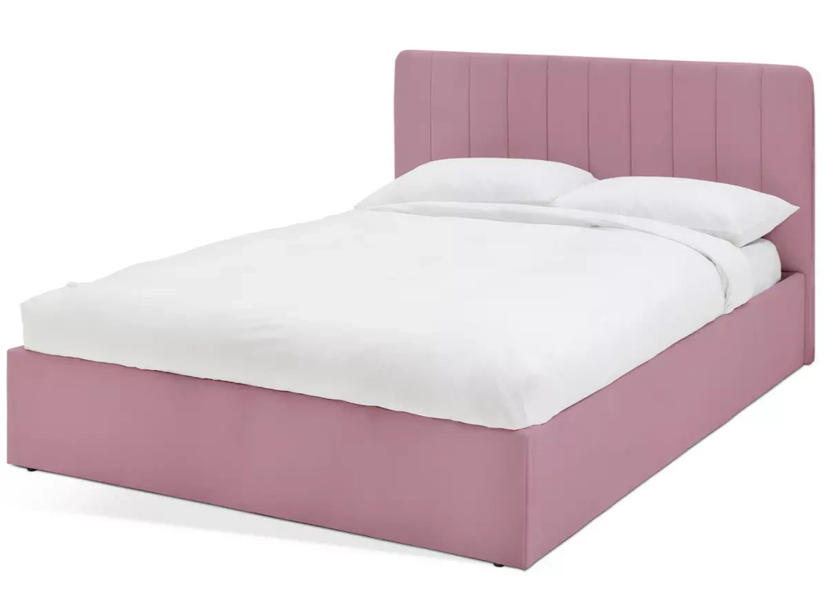 Pandora Small Double End Lift Ottoman Bed - Pink (B Grade)