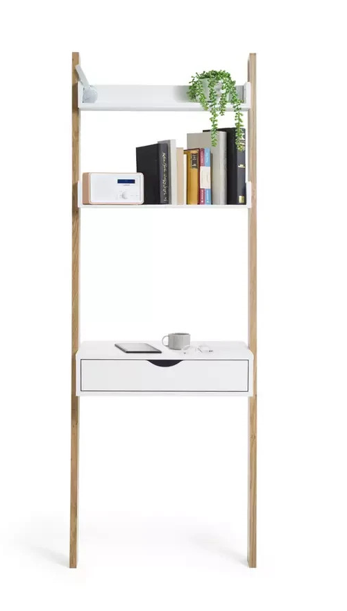 Ladder Office Desk - White