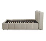Malone Kingsize End Lift Ottoman Bed - Cream | Luxury bed with storage
