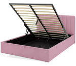 Pandora Small Double End Lift Ottoman Bed - Pink (B Grade)