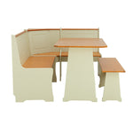 Haversham Pine Dining Table & 1 Pine Bench | Rustic Family Mealtime
