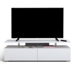 Habitat Floating Top TV Unit - White | Modern Stylish TV Stand Storage Living