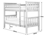 Habitat Heavy Duty Bunk Bed Frame - White and Pine