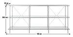 Huckley Industrial Shelving Unit – Black | Organized Living Space