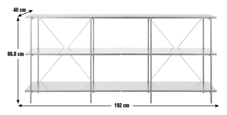 Huckley Industrial Shelving Unit – Black | Organized Living Space