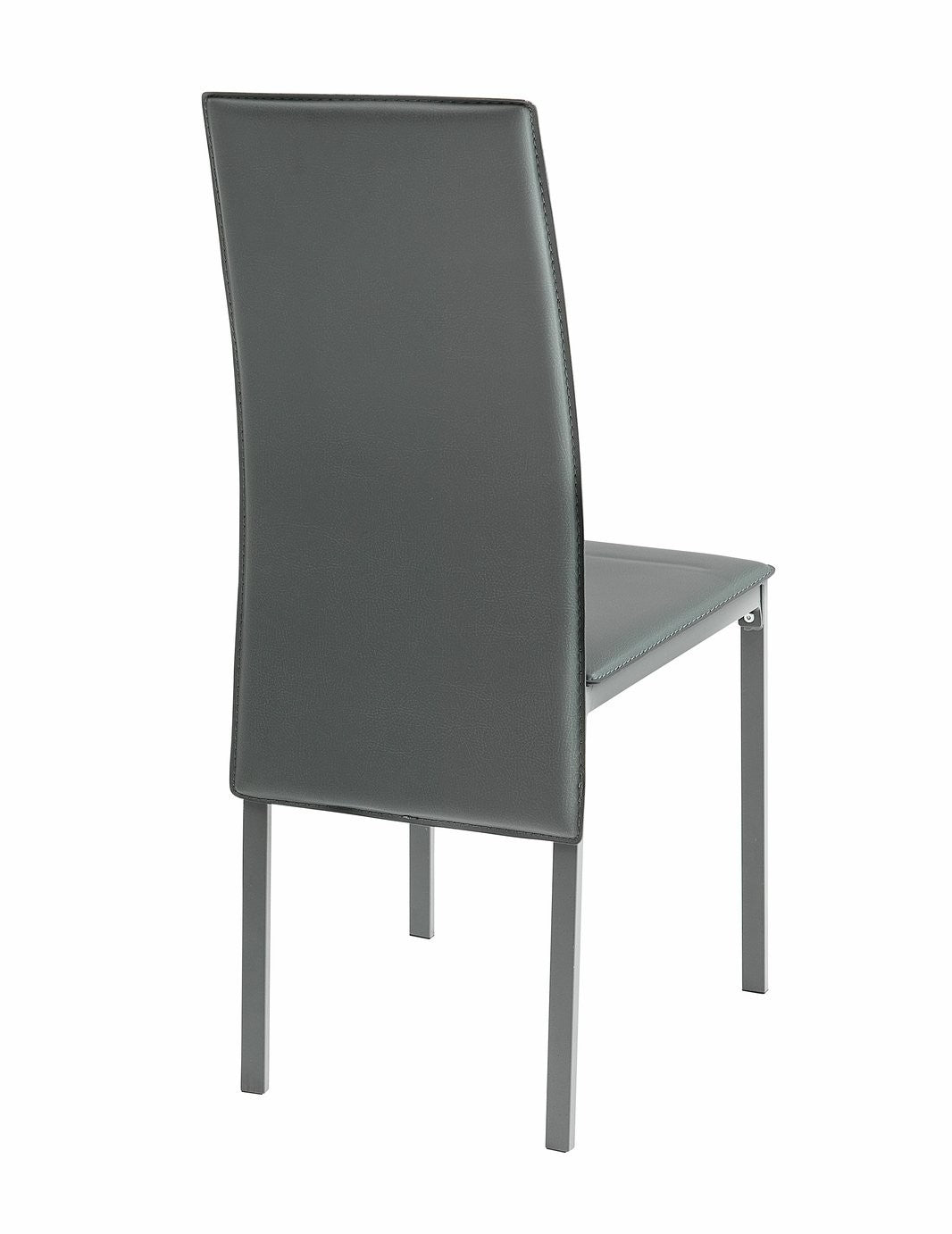 Lido Extending Grey Dining Table & 4 Grey Chairs | Flexible Seating Arrangement