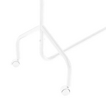 Home Heavy Duty Single 4 Feet Clothes Rail White | Garment Hanging Rail Clothes 