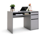 Home Pepper 2 Drawer Pedestal Office Desk - Grey