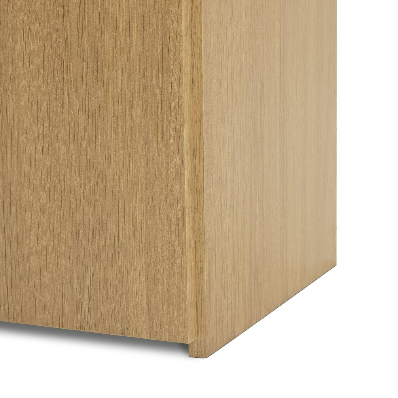 Seville 2 Door Shoe Storage Cabinet - Oak ( B Grade 54818- 54819 )