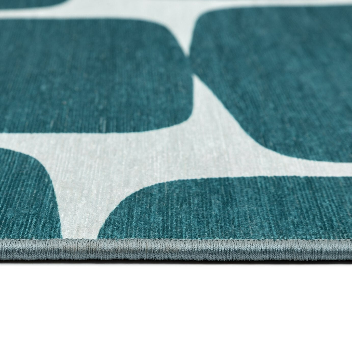 Habitat x Scion Lohko Printed Rug - 120 x 170cm -Teal