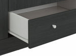 Home Malibu 4 Door 3 Drawer Wardrobe - Black Oak Eff | Combination wardrobe