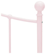 Home Fleur Double Metal Bed Frame - Pink