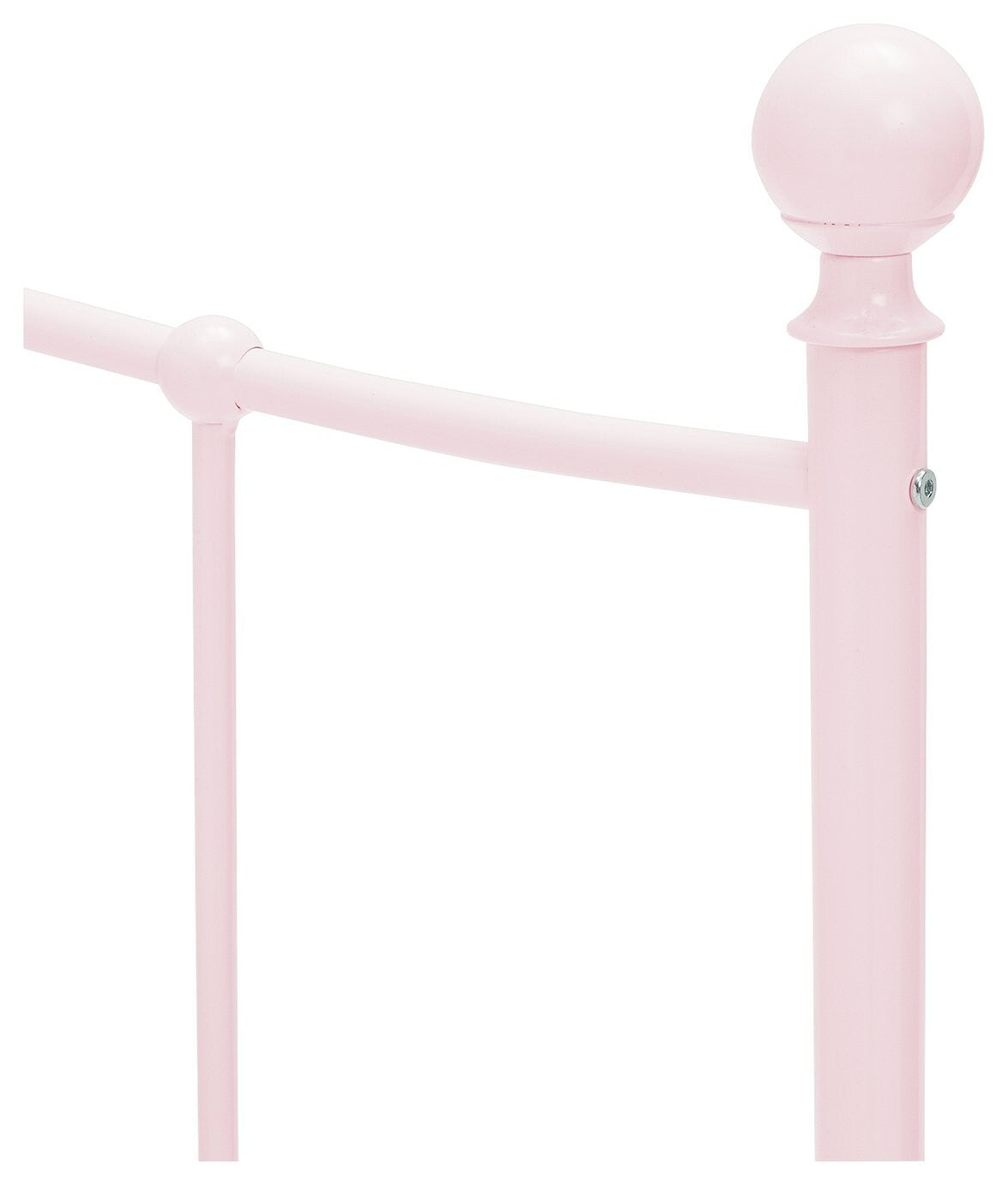 Home Fleur Double Metal Bed Frame - Pink