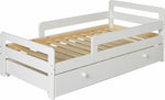 Habitat Ellis White Toddler Bed Frame with Storage | Kids Bedroom Storage Bed