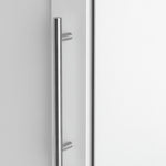 Munich Panelled Corner 1 Door Wardrobe - White | Space Saving Design